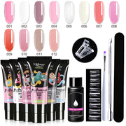 Resin Nail Art Extender Set 7-Piece For Nail Lengthening
