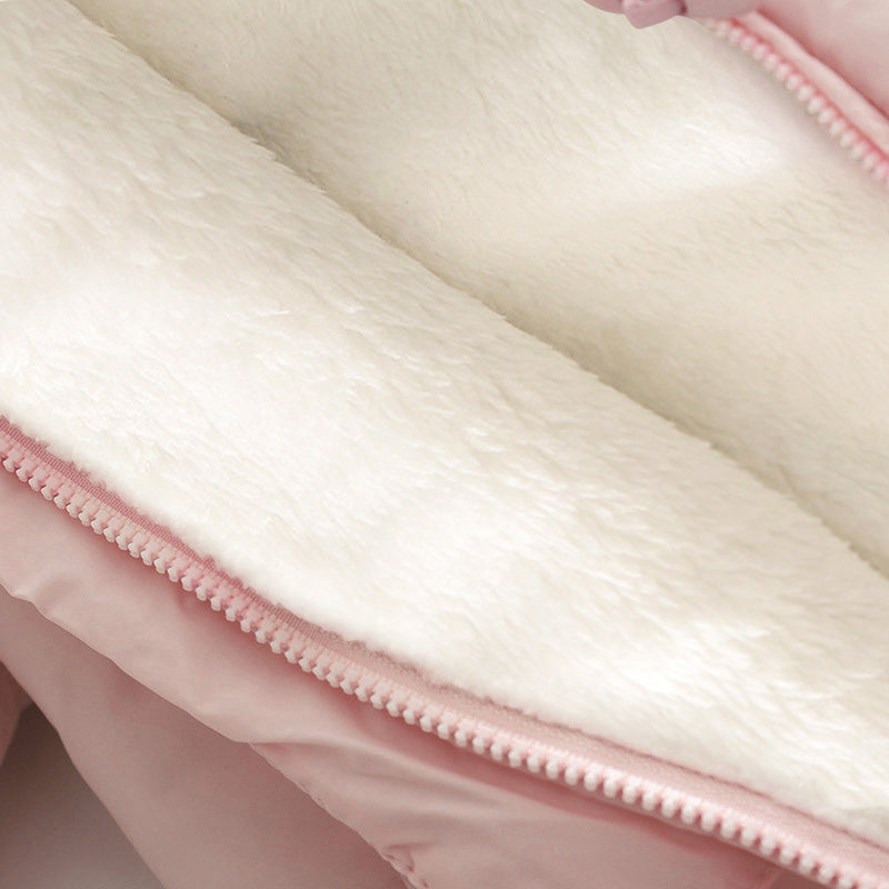 Relaxed Jumpsuit Jacket For Kids With Gloves Cotton Acrylic