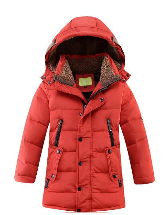Kids Casual Winter Down Jacket Duck Down Padded Coat