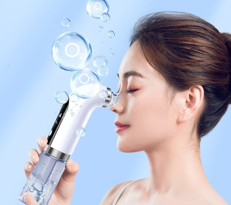 Rechargeable Blackhead Vacuum With Stainless Steel Probes