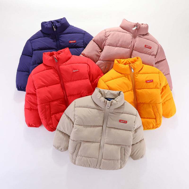Kids Unisex Cotton Zip Shirt Regular Fit Stand Up Collar