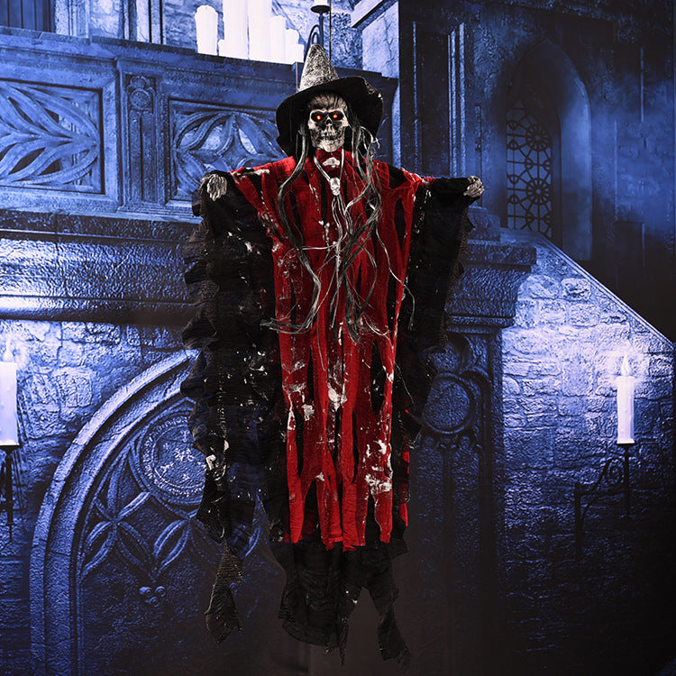Resin Grim Reaper Hanging Ghost Halloween Decor Prop