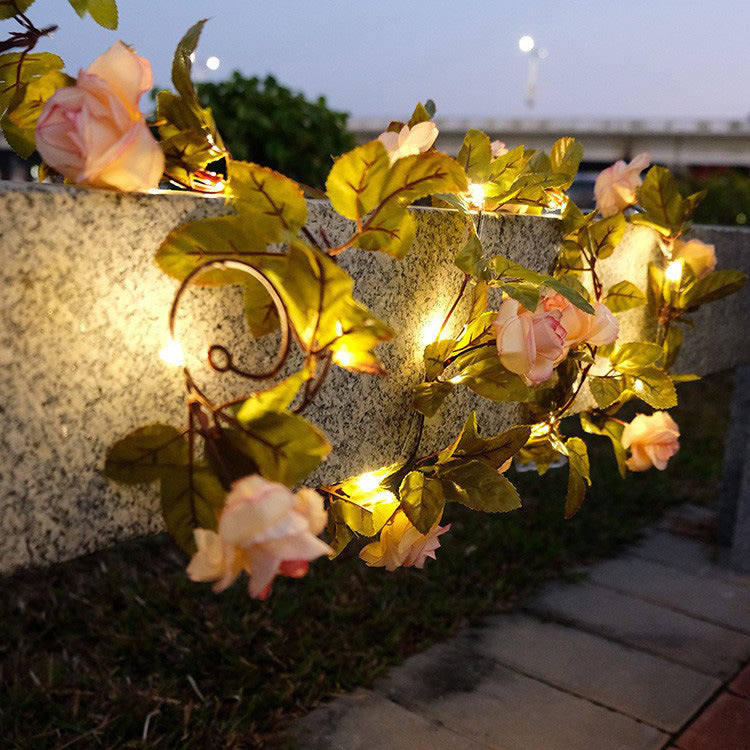 Rattan Led Patio Outdoor Festoon Light Chain 10m Waterproof