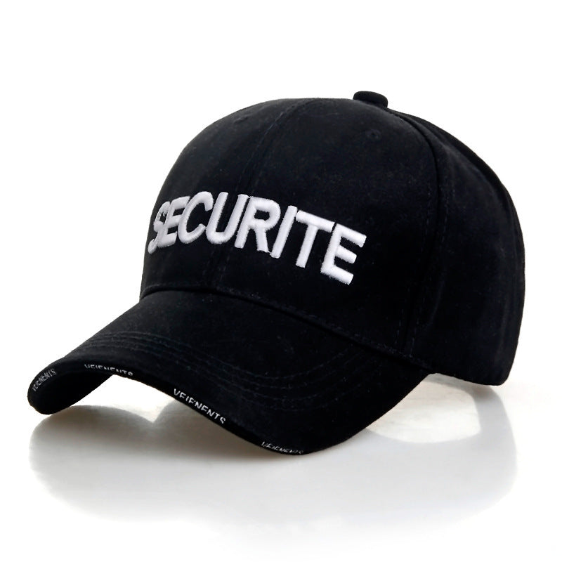 Alphabet Baseball Cap / Visor Cap — Bold Letter Embroidery, Adjustable (Unisex)