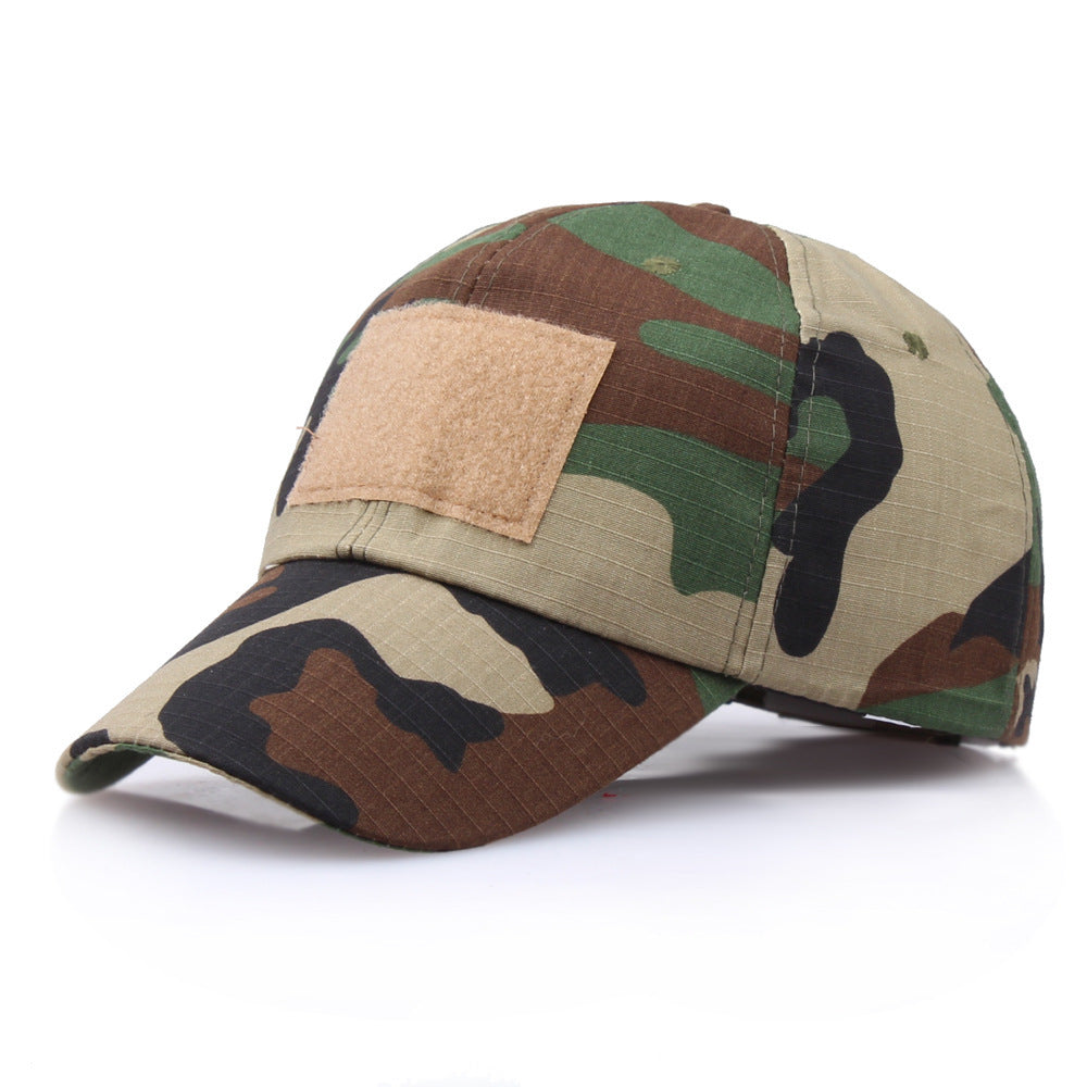 Velcro Camouflage Baseball Cap (Tactical) — Adjustable, Breathable, All-Day Comfort