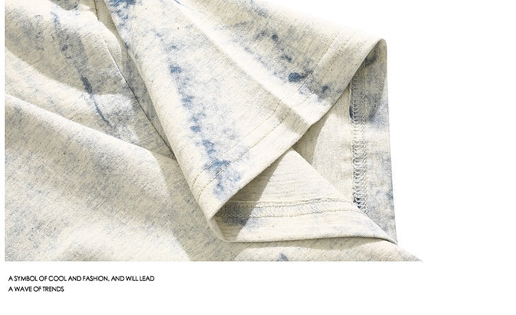 Relaxed Fit Tie Dye Cotton Short Sleeve Tee Unisex