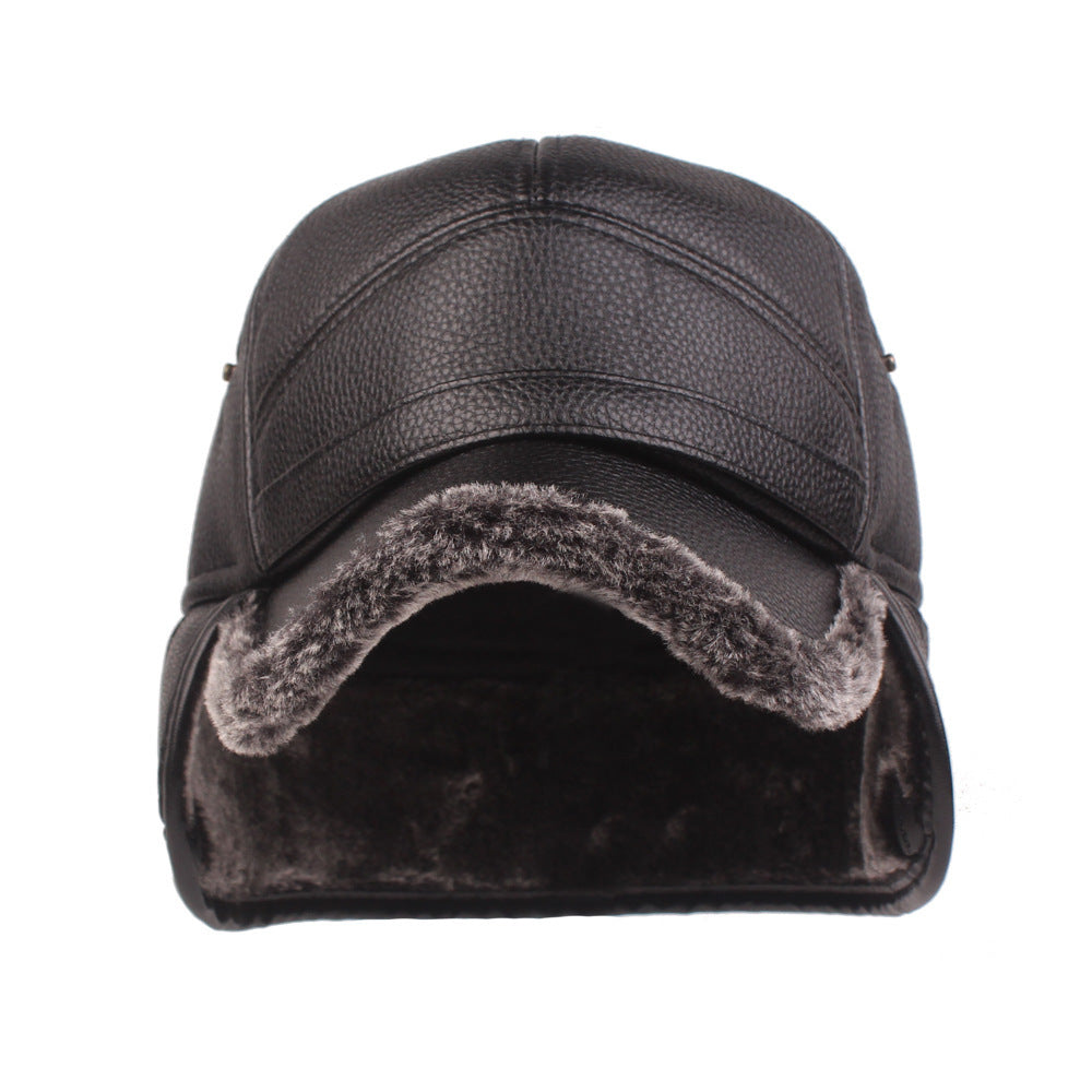 Men’s Premium PU Leather Cap