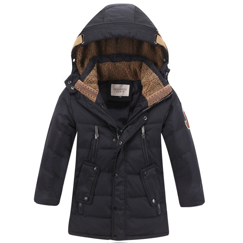 Kids Casual Winter Down Jacket Duck Down Padded Coat
