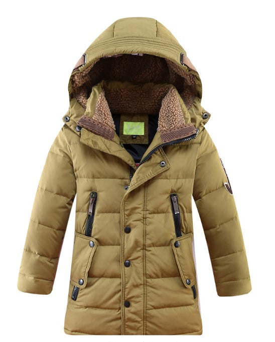Kids Casual Winter Down Jacket Duck Down Padded Coat