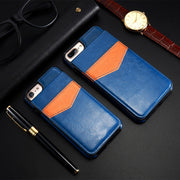 Retro Leather Wallet Case For iPhone With Card Slots Home