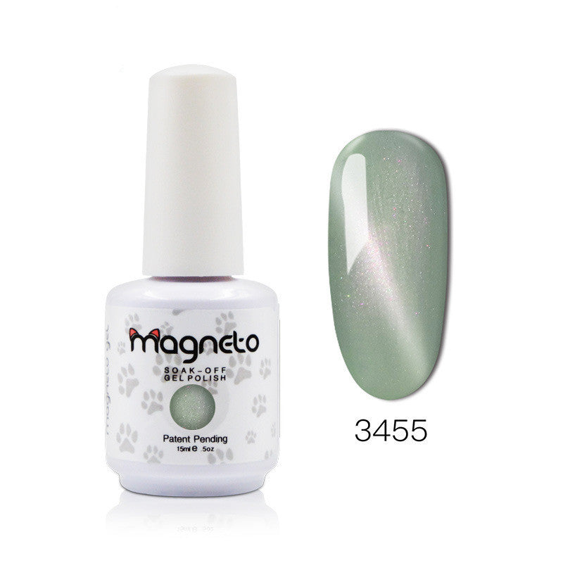 Resin Cat Eye Nail Polish 15ml Safe Home Manicure Shine
