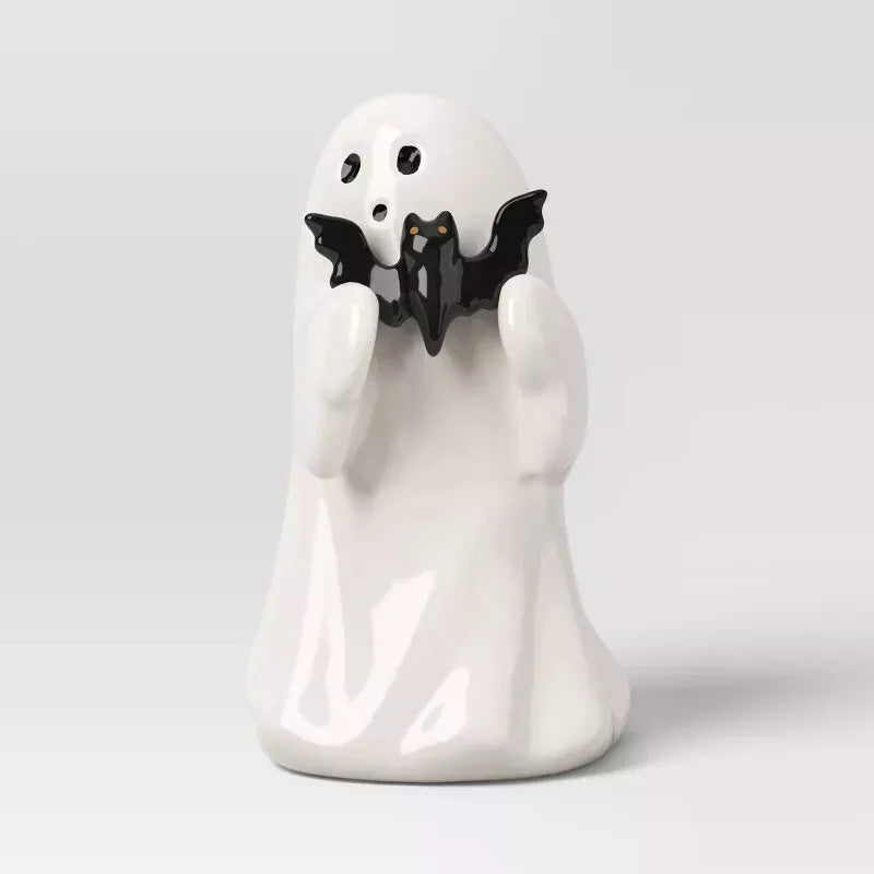 Resin Ghost Ornament Bat Pumpkin Halloween Tabletop Decor