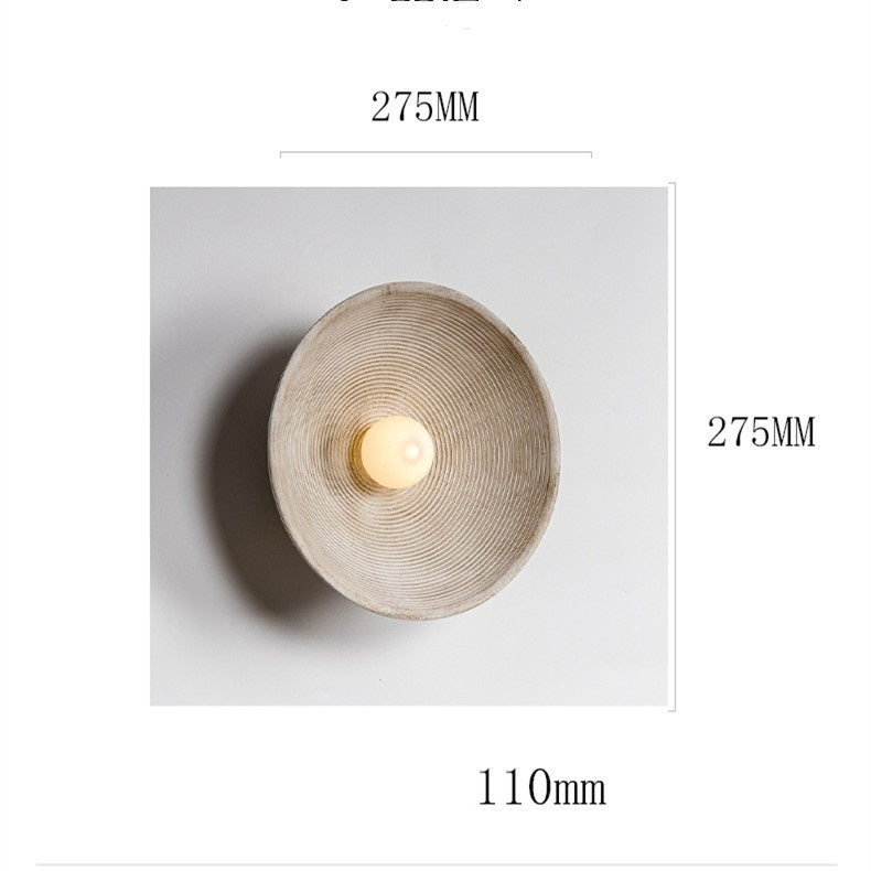 Resin Wall Lamp For Hallway G4 Base Retro Style Decor