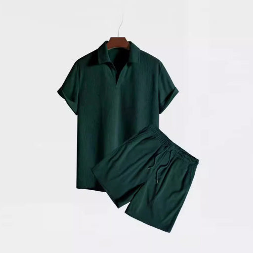 Relaxed Fit Multicolor Corduroy Beachwear 2 Piece Unisex