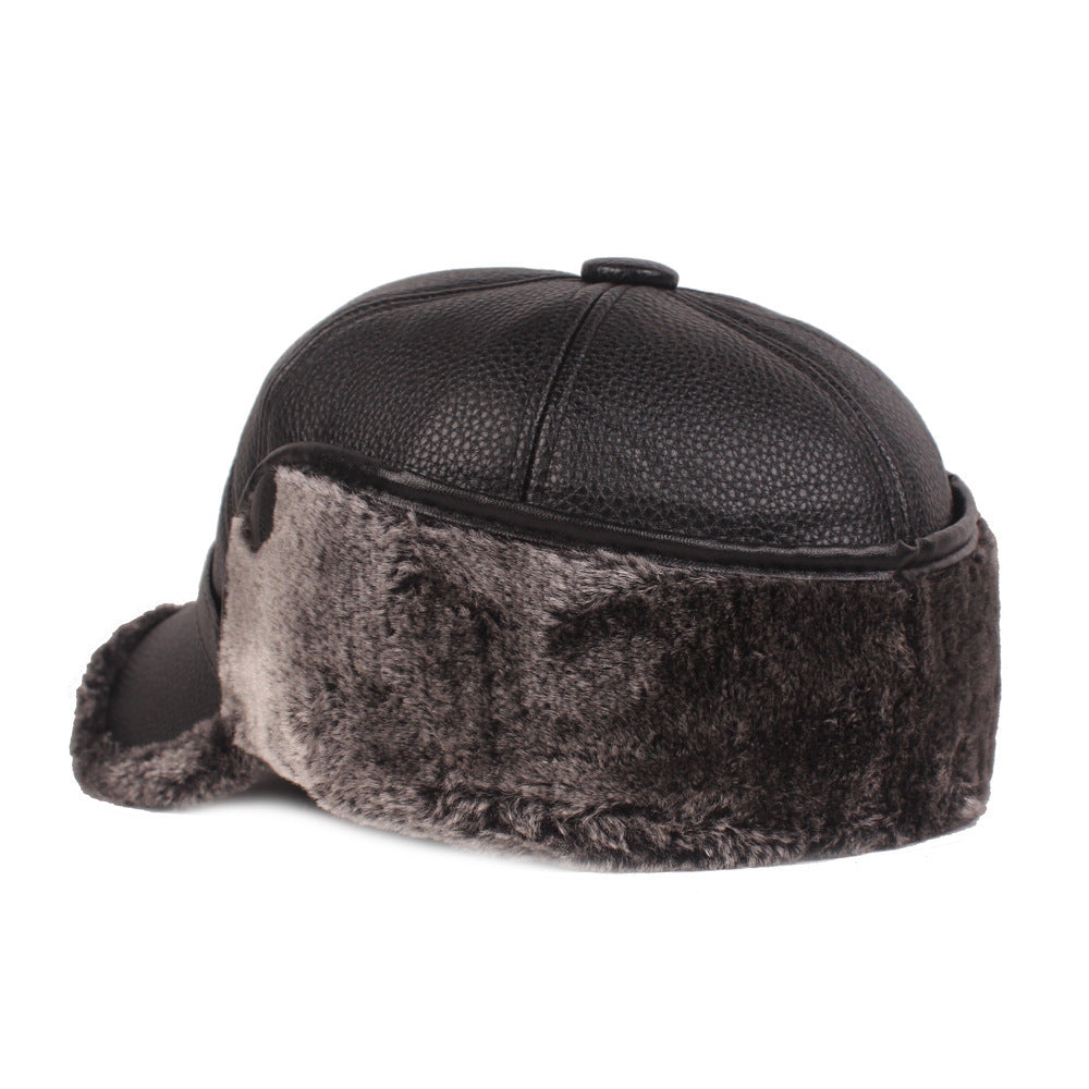 Men’s Premium PU Leather Cap