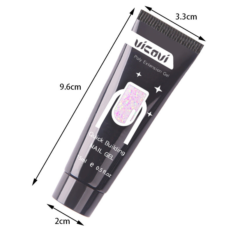 Resin Based Nail Glue for Light Therapy 15ml Safety Cap