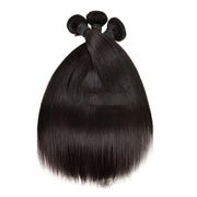 Real Human Hair Wig For Women Medium Long Dyeable Heat Safe