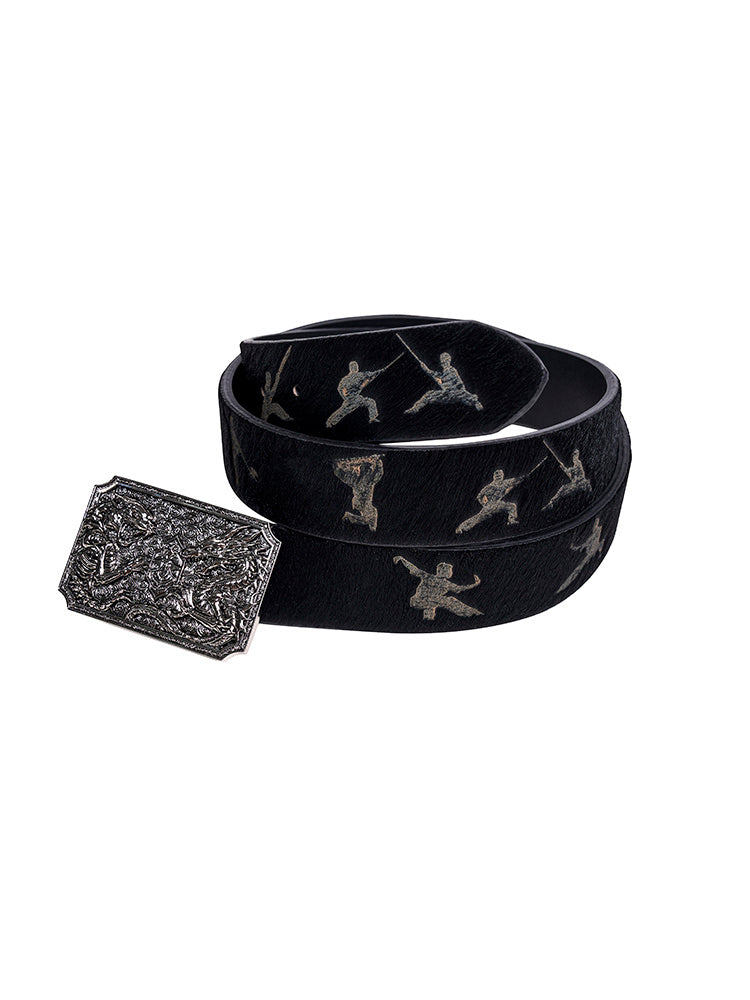 Unisex Canvas Belt Adjustable One Size Red Black Casual