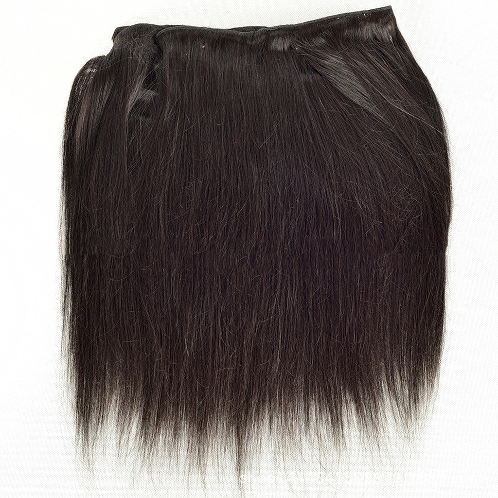 Real Human Hair Extension Natural Straight For Daily Wear