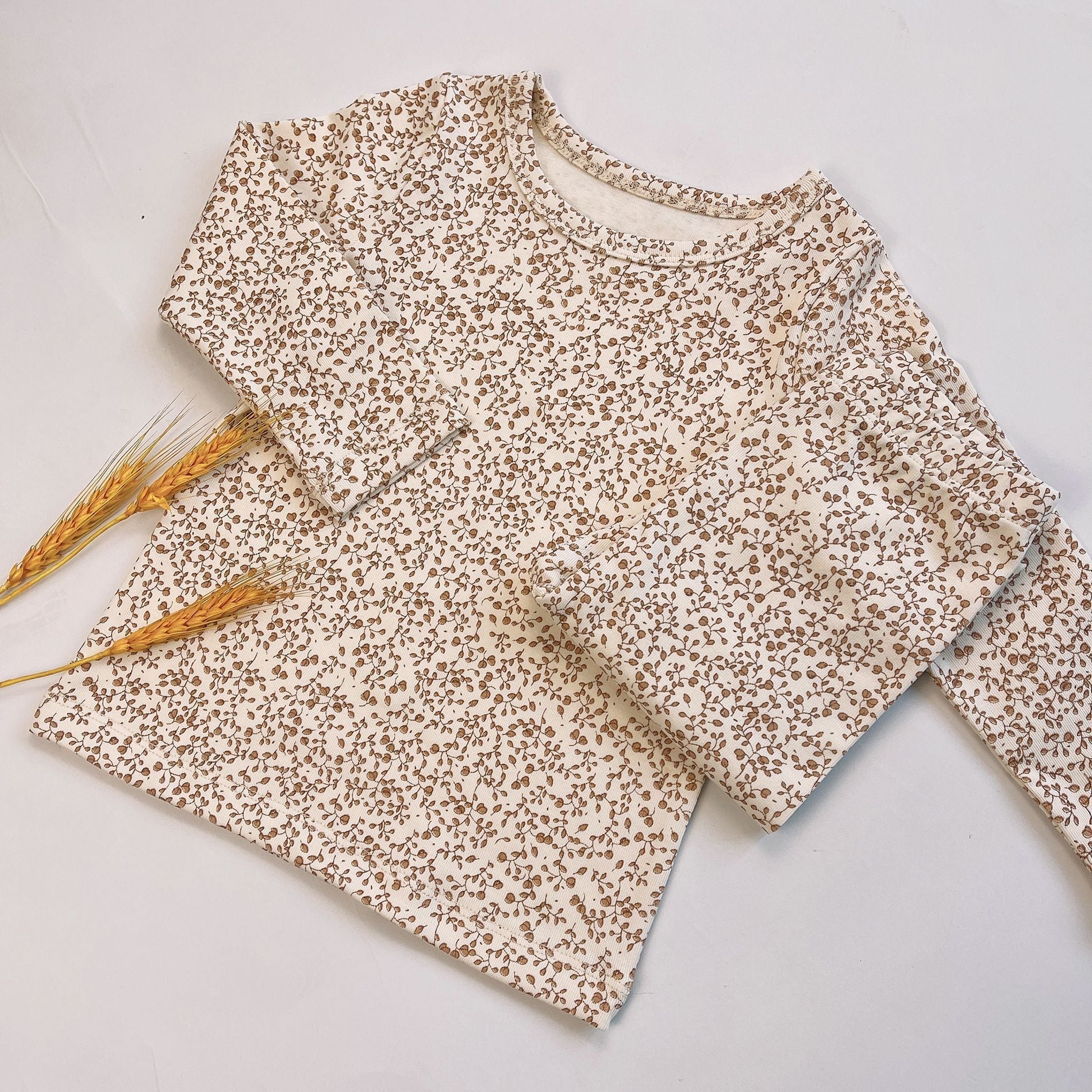 Relaxed Unisex Parent Child Pajamas Set Odell Fabric Prints
