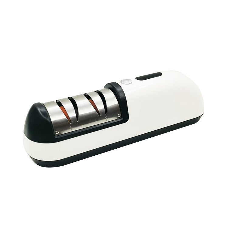 Rechargeable Knife Sharpener Stainless Steel ABS for Home