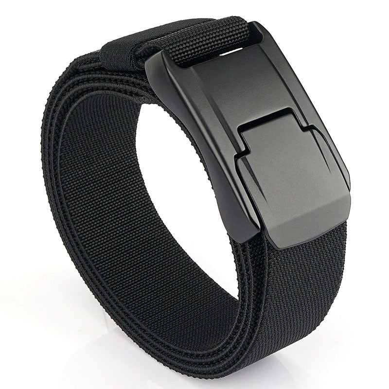 Men's Tactical Woven Elastic Belt Polyester Adjustable