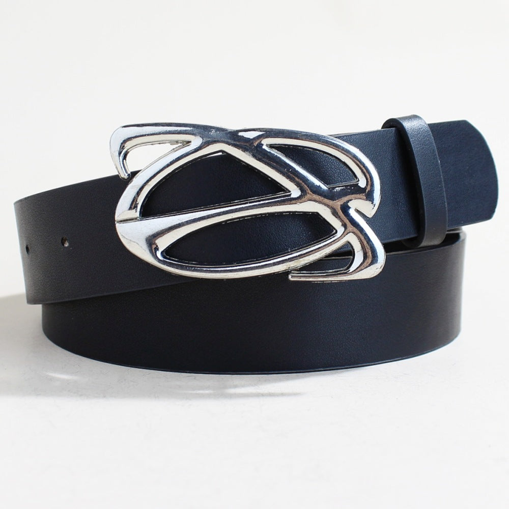 Unisex Casual Trendy PU Leather Belt Regular Fit 105cm