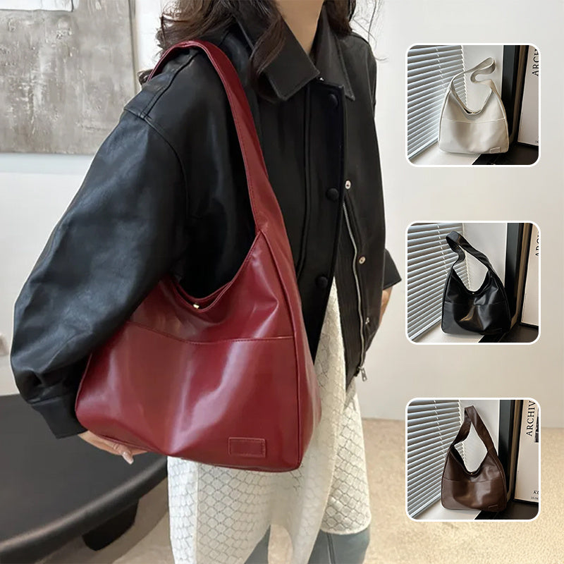 Women's Vintage Hobo Bag PU Leather Retro Shoulder Handbag