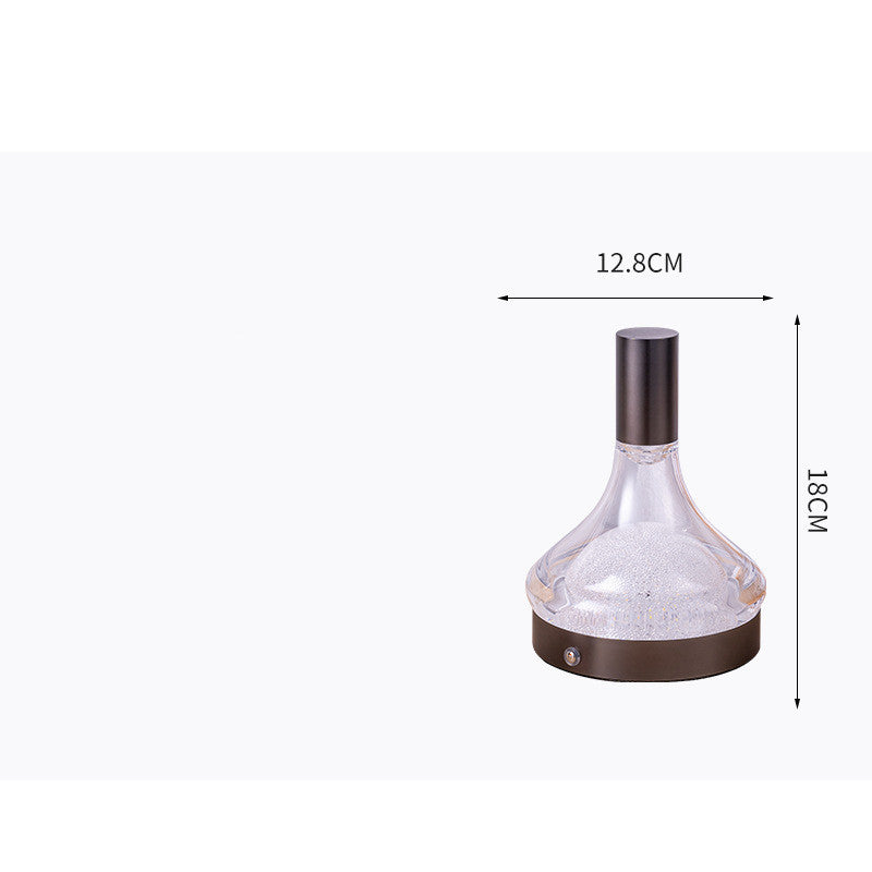 Rechargeable USB Aluminum PS Bar Table Lamp For Ambience