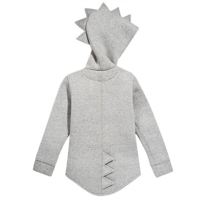 Boys Dinosaur Hooded Cotton Blend Jacket Regular Fit