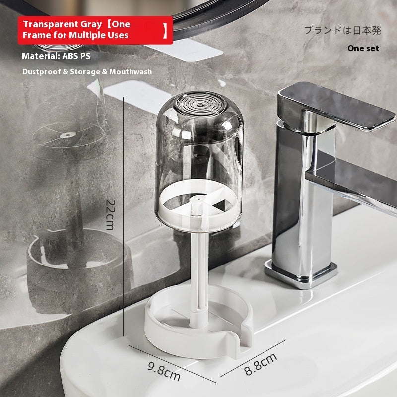 Resin And Plastic Toothbrush Cup Holder Dormitory Storage