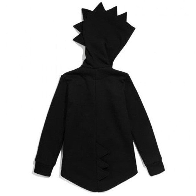 Boys Dinosaur Hooded Cotton Blend Jacket Regular Fit