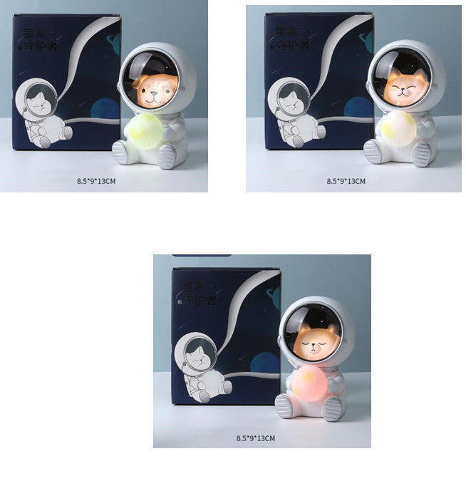 Resin Starry Sky Animal LED Night Light for Bedrooms