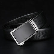 Men's Leather Comfort Click Belt With Automatic Buckle