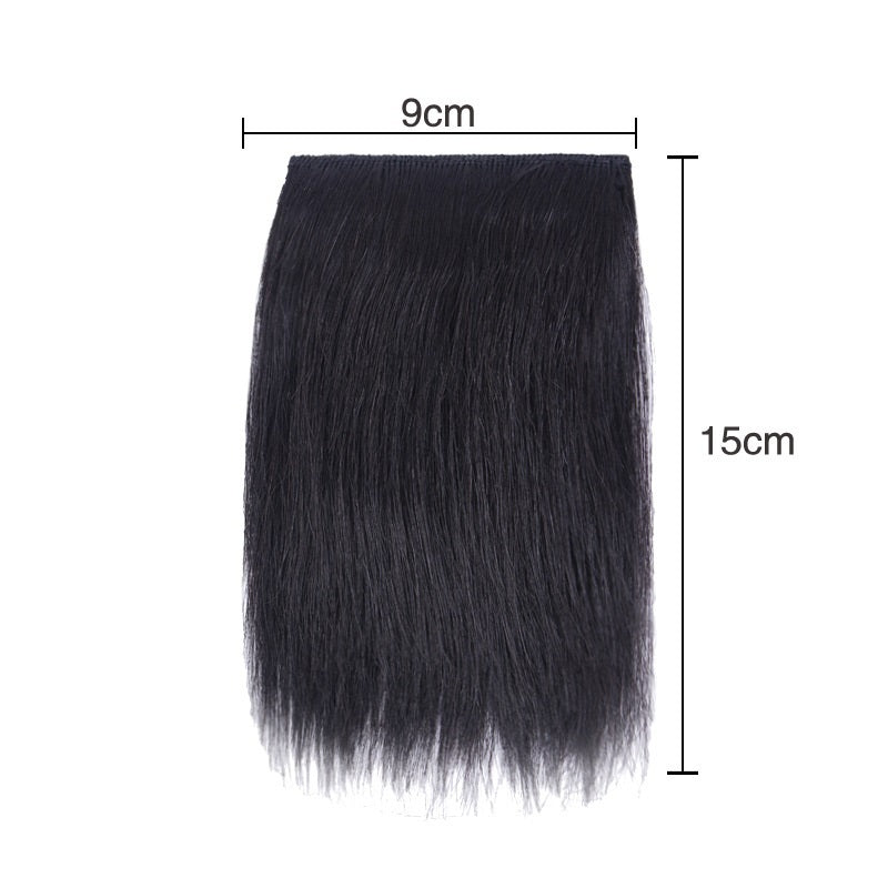 Real Hair Back Of Head Wig Piece For Women 10 15 25cm