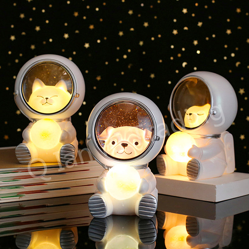 Resin Starry Sky Animal LED Night Light for Bedrooms