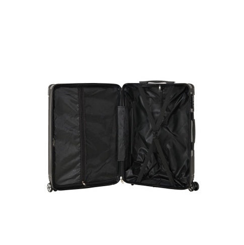 Unisex ABS Hard Shell Luggage Set 3 Piece Spinner Wheels