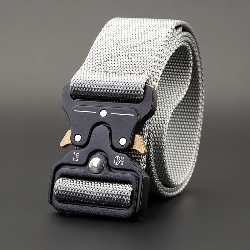 Unisex Nylon Tactical Belt Regular Fit Adjustable Buckle