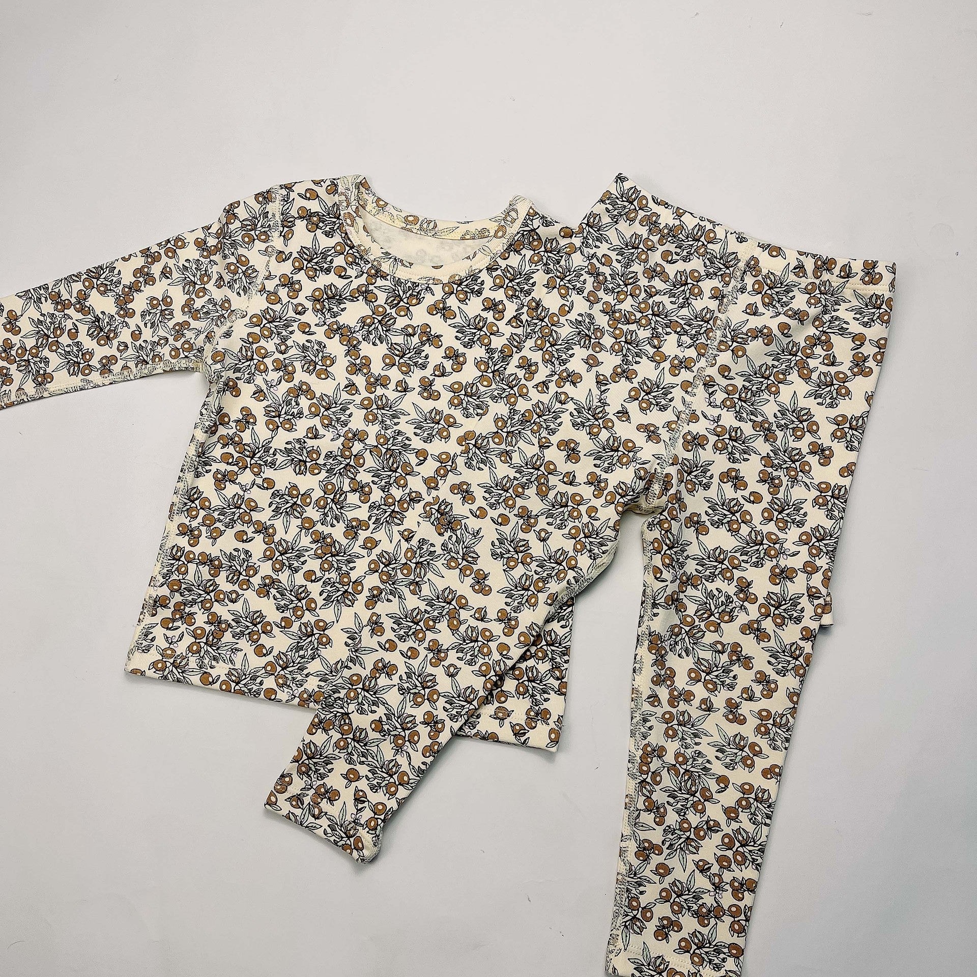 Relaxed Unisex Parent Child Pajamas Set Odell Fabric Prints
