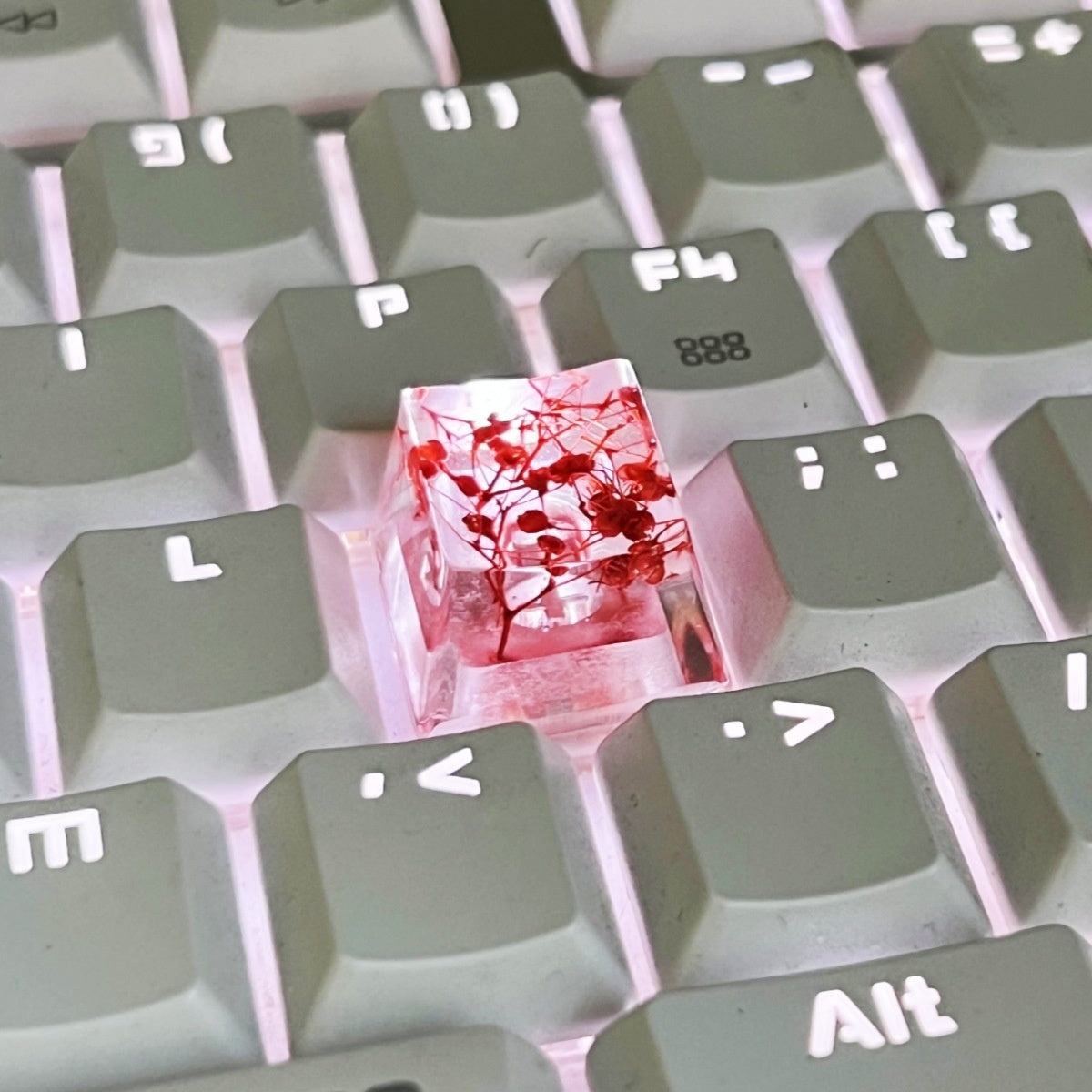 Resin Starry Sky Keycap – High Transparency Mechanical Keyboard Keycap