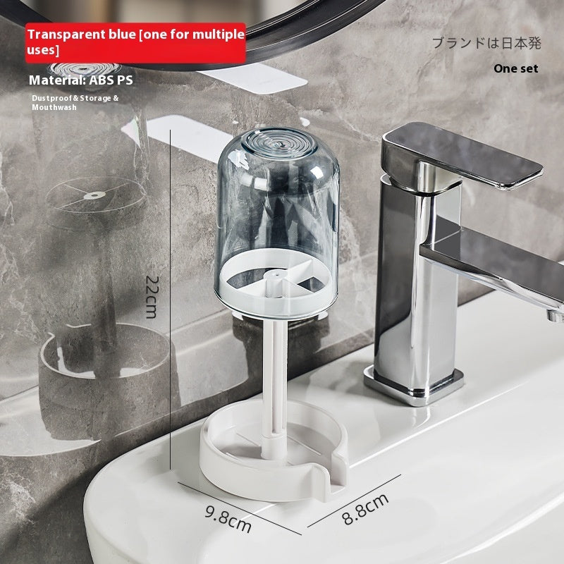 Resin And Plastic Toothbrush Cup Holder Dormitory Storage