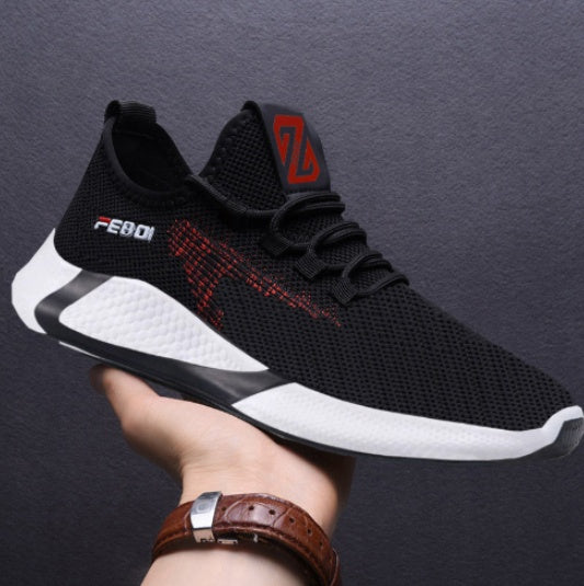 Men's Breathable Mesh Sports Shoes – Lightweight, Non-Slip, All-Day Comfort