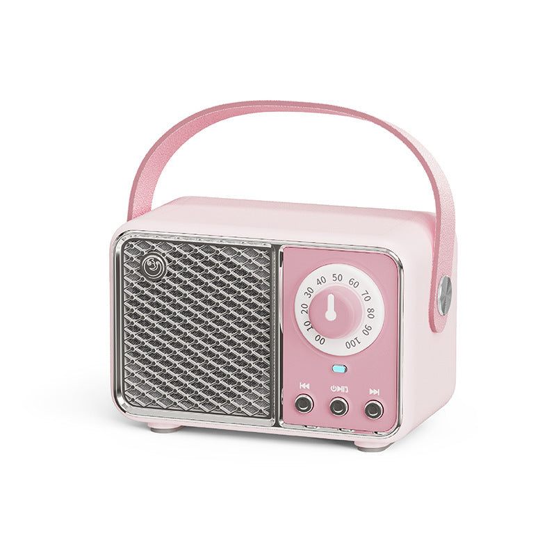 Plastic Bluetooth Retro Mini Speaker For Car And Desk
