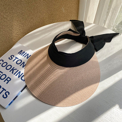 Bow Knot Beach Sunscreen Big Brim Hat