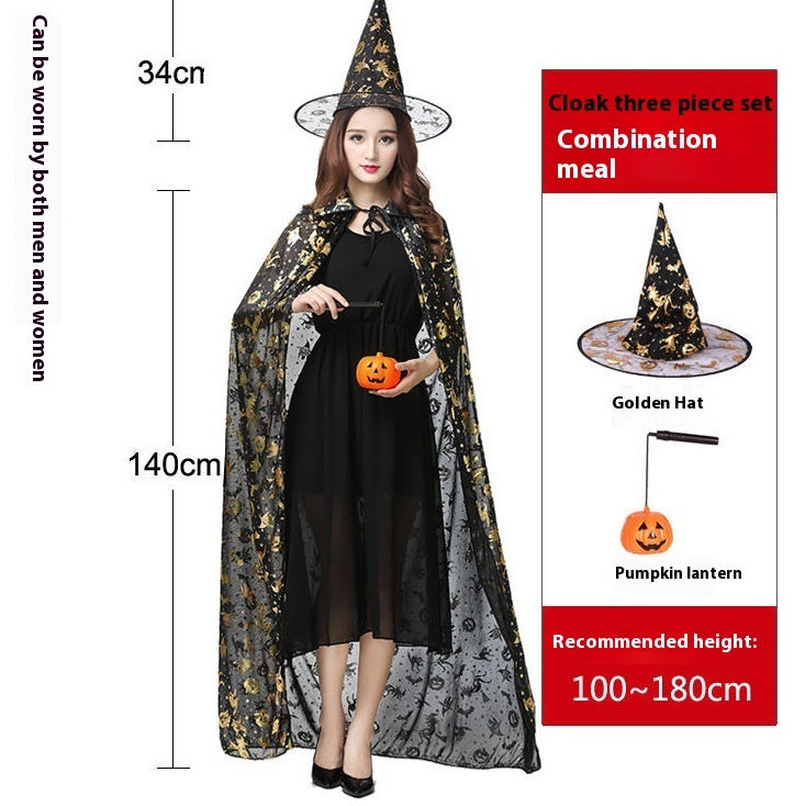 Women’s Witch Costume – Magical Halloween Party Dress for Cosplay and Events