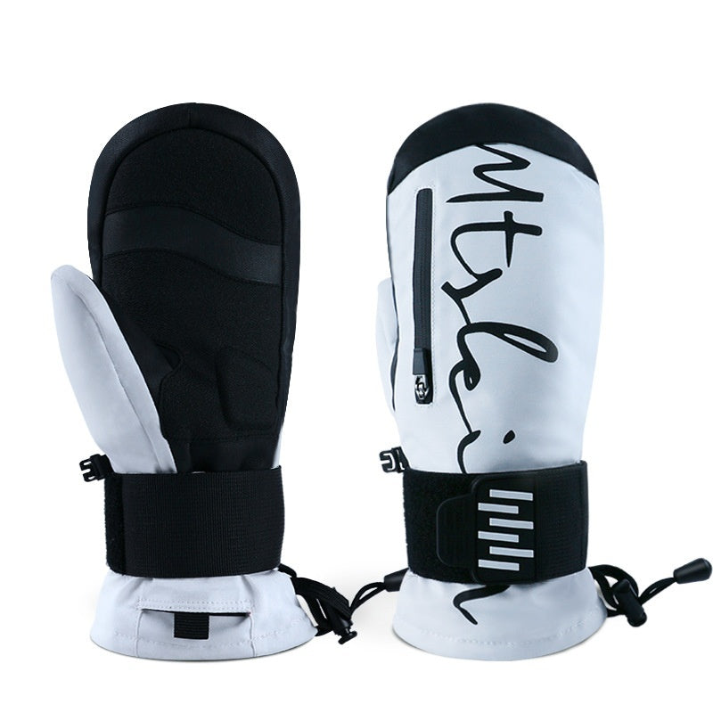 Men’s Waterproof Ski Gloves – Winter Warm with Fender