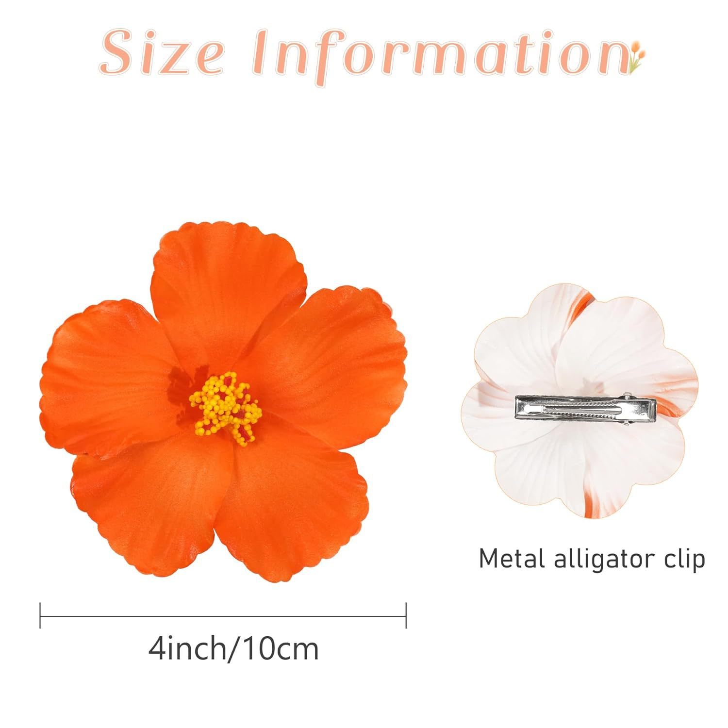 Bohemian Flower Hair Clip for Beach Vacations