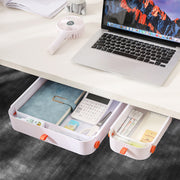 Under-Desk Drawer Storage Box – Hidden Organizer Rack