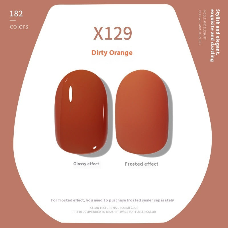 Nude Ice Transparent Color Cherry Red White UV Polish