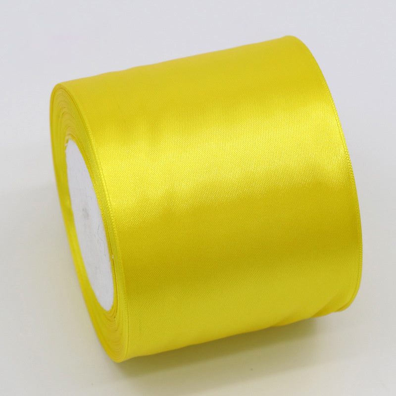 8CM Wide Ribbon Silk Colored Ribbons – Wedding, Craft, and DIY Decorations